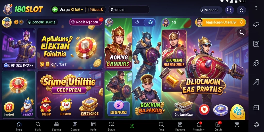 Tampilan yang intuitif dari 180SLOT memudahkan pengguna dalam menjelajahi fitur utilitas.