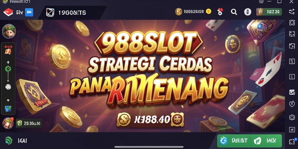 Tampilan gameplay cerdas dalam 988SLOT dengan grafis menawan.