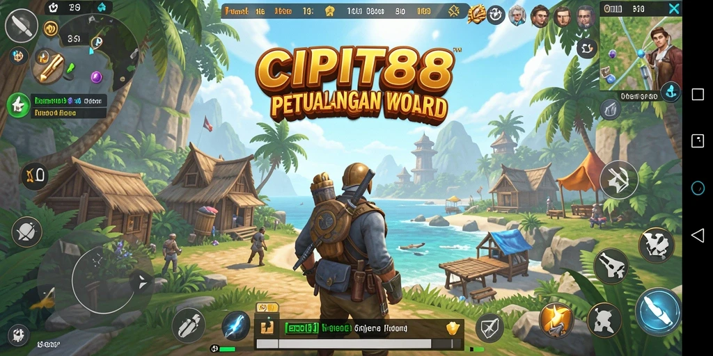 Tangkapan layar gameplay CIPIT88 menampilkan petualangan seru di dunia Open World.