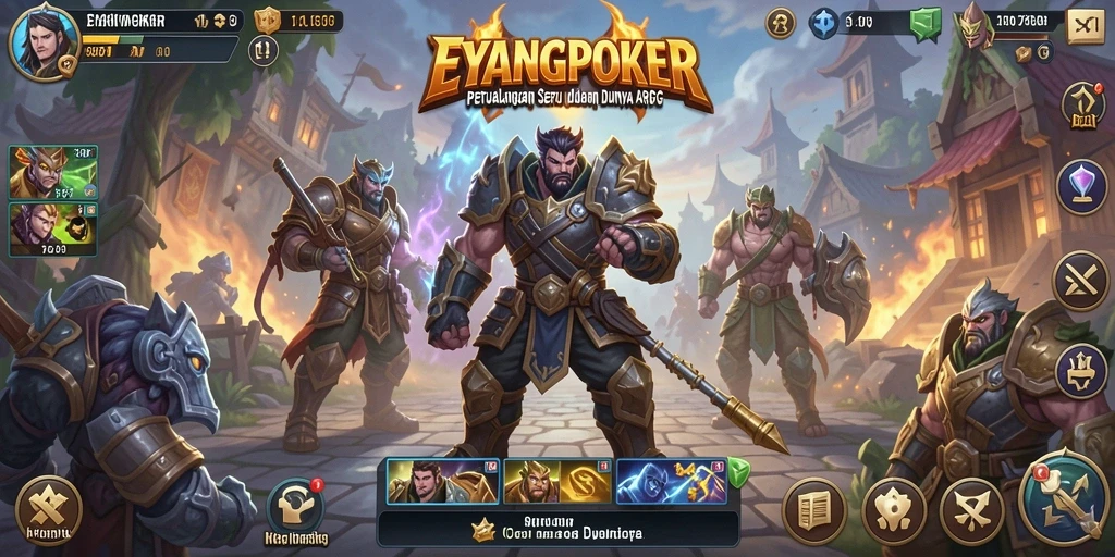Gameplay seru di dunia fantasi EYANGPOKER.