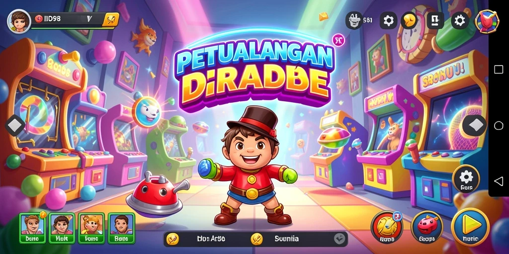 Tampilan gameplay seru dari ID098 yang penuh aksi dan tantangan.