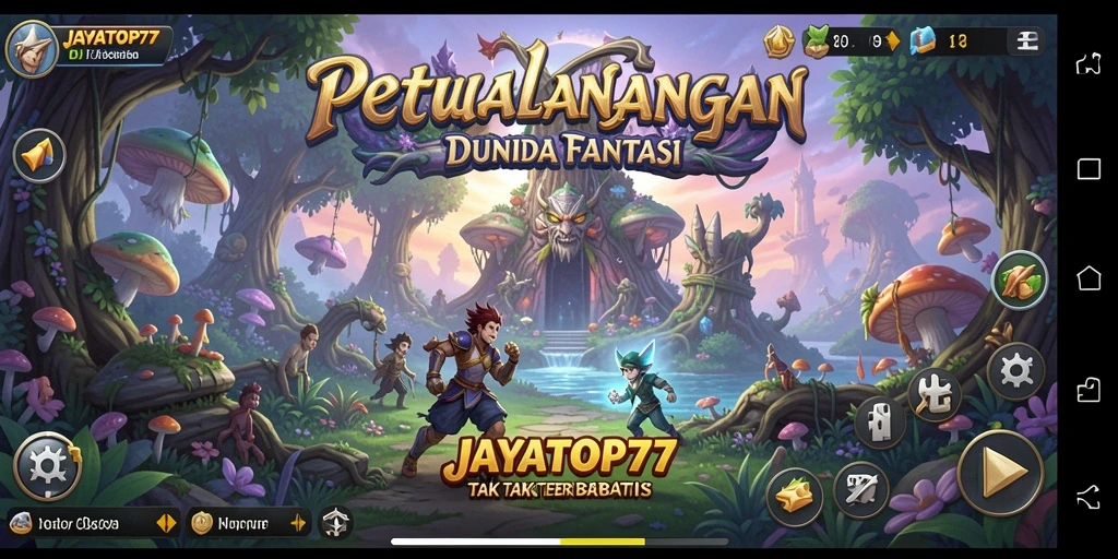 Screenshot utama JAYATOP77 menampilkan gameplay petualangan yang mendebarkan.