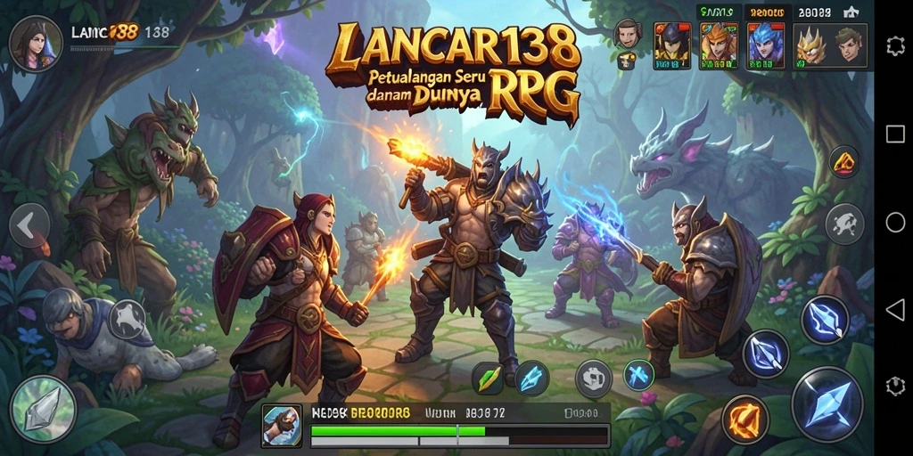 Tampilan gameplay LANCAR138 yang epik dan menantang di dunia RPG.